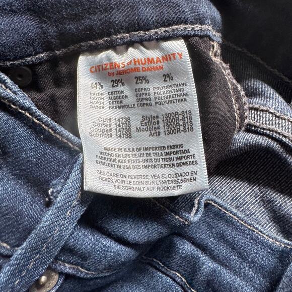 Citizens of Humanity Avedon Slick Skinny Leg Distressed Jeans - Picture 8 of 8